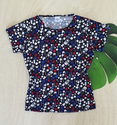 T-shirt Blusinha Camiseta Feminina Básica Preta Vídeo Game