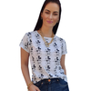 Atacado Kit com 50 T-shirt Blusinha Moda Feminina