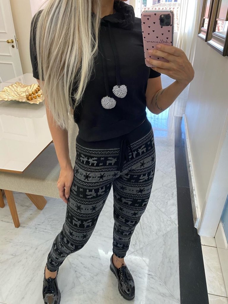 Compre Blusa Jéssi Malhas Vest Legging Trança 3D Tricô Grafite Jés Online