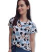 Atacado Kit com 40 T-shirt Blusinha Moda Feminina