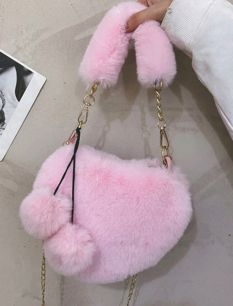shein fluffy bolsa