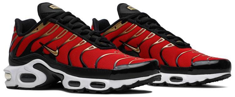 air max plus red gold