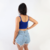 Cropped Tricot Modal Feminino Alça Com Elastano Tendência - comprar online