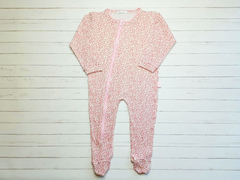 7915R Enterito pijama PRINT rosado 9-18m
