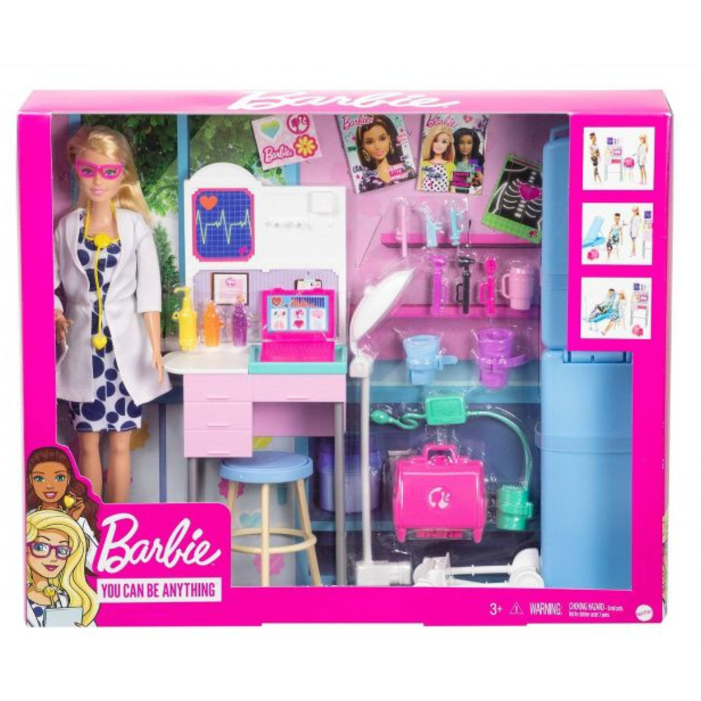 Barbie doctora playset consultorio medico