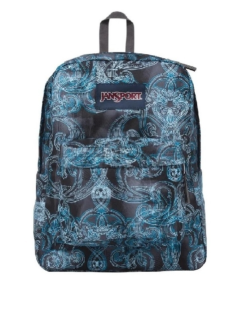 Mochila Jansport Big Student azul con ositos