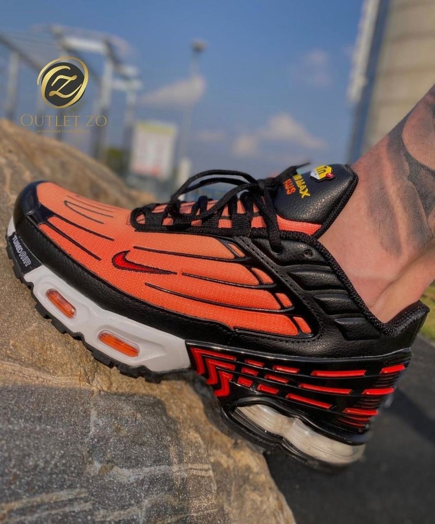 tênis nike air max plus 3 laranja
