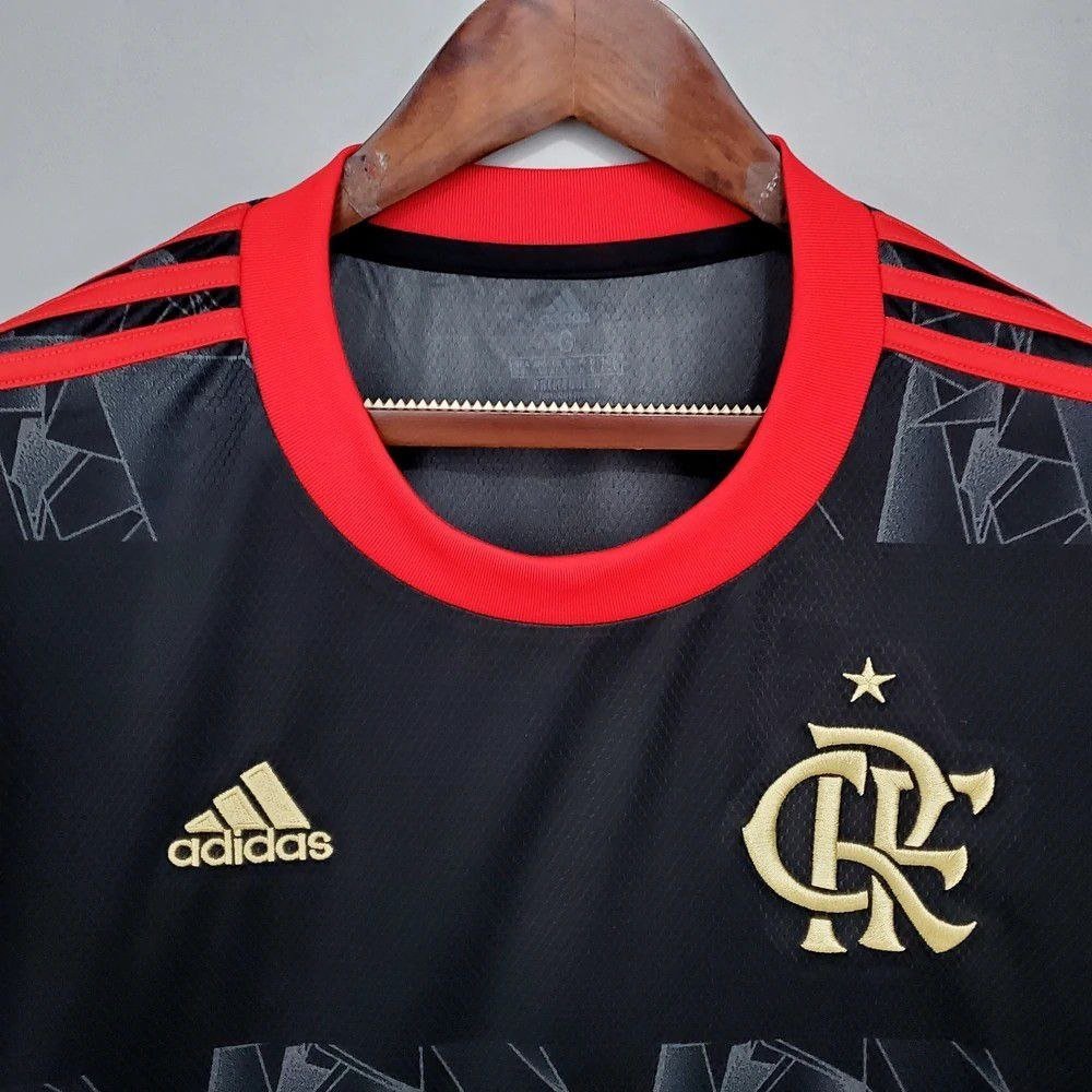 Camisa Flamengo - 21/22 Preta e Dourada - Outlet zo