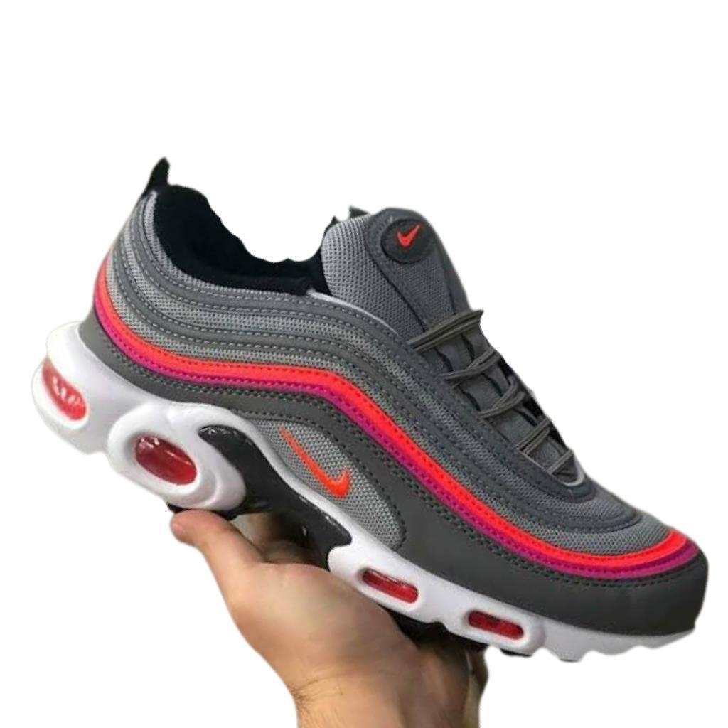 air max 97 laranja e azul