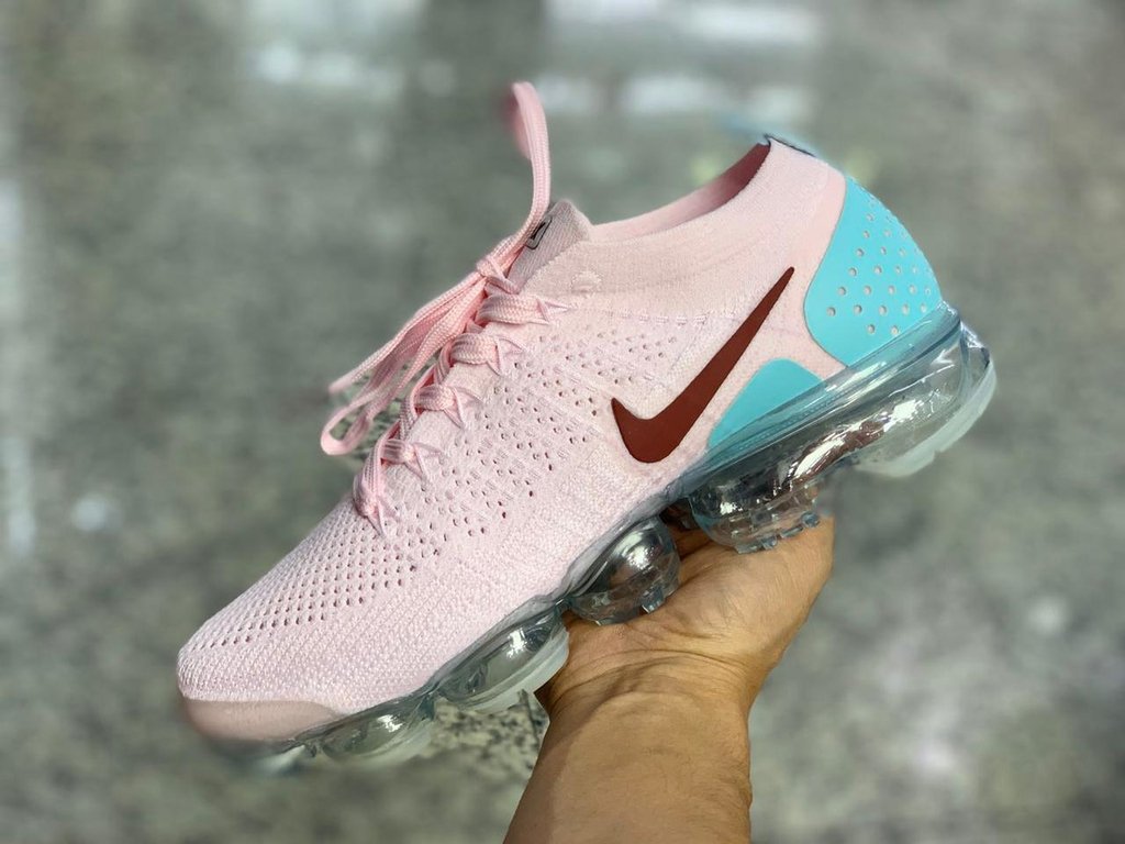 vapormax azul e rosa