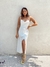 Vestido Audrey Degagê off white - comprar online