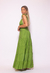 Vestido Mykonos Alça Larga verde folha - comprar online