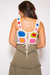 Cropped Happiness Crochê colors - comprar online