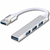 Hub USB 3.0 de 4 puertos (1x 3.0 y 3x 2.0) de Aluminio AMITOSAI MTS-HUB3X4AL