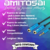 Adaptador de Audio 3.5mm 1 TRRS Macho a 2 TRS Hembra AMITOSAI MTS-35MTRRS - comprar online