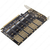 Placa de expansión PCIE X16 a 5 Discos SSD M.2 B KEY O SATA III 6GBPS AMITOSAI MTS-PCIEX16M25 - Amitosai
