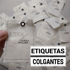 etiquetas de tela colgantes para ropa personalizadas