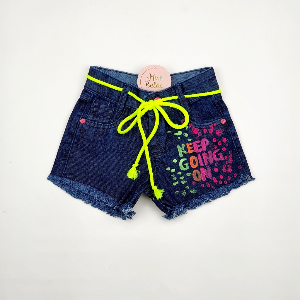 short jeans pintado