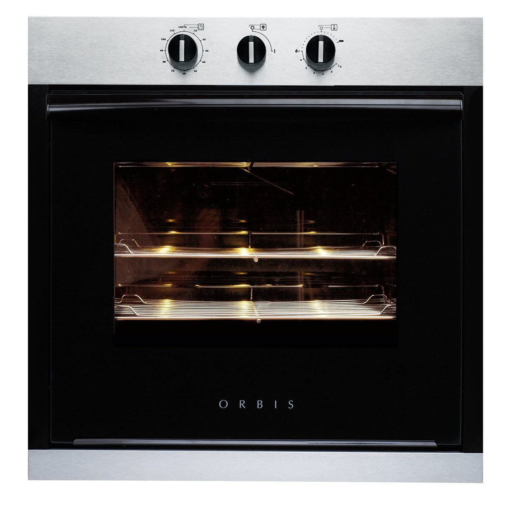 Horno de Empotrar a Gas Acero Inox / Negro Orbis 960APOM