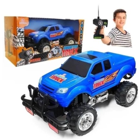 Carrinho De Controle Remoto - Monster Truck Junior - Azul - Polibrinq -  WebContinental