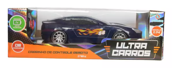 Carro de controle remoto Bateria Recarregável Ultra Veloz 1:10