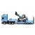 Caminhão Prancha Em Metal Azul Com Trator Kdw 1:50 - comprar online