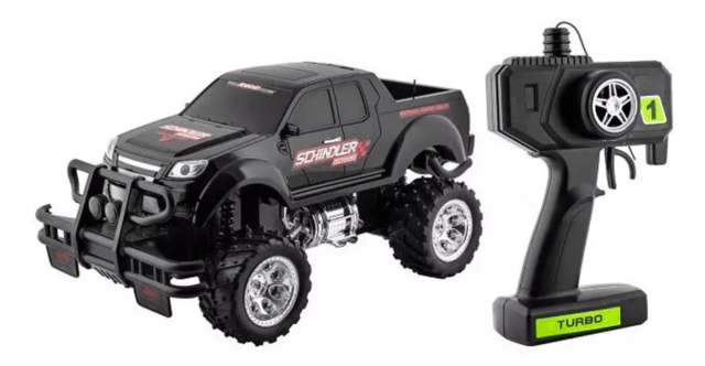 Carrinho Controle Remoto Monster Truck Junior - Polibrinq - Vermelho