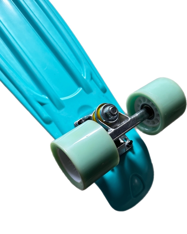 Dstreet Roues souples pour Skate Penny et Mini Cruiser - Transformez votre Skateboard en Cruiser 78 A - Roues 59mmx45mm Pack 4 pièces (Rouge