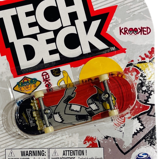 Kit Skate De Dedo Tech Deck Krooked - Colorido