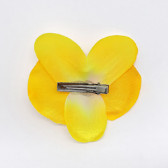 Clip Flor Orquidea P Amarelo - comprar online