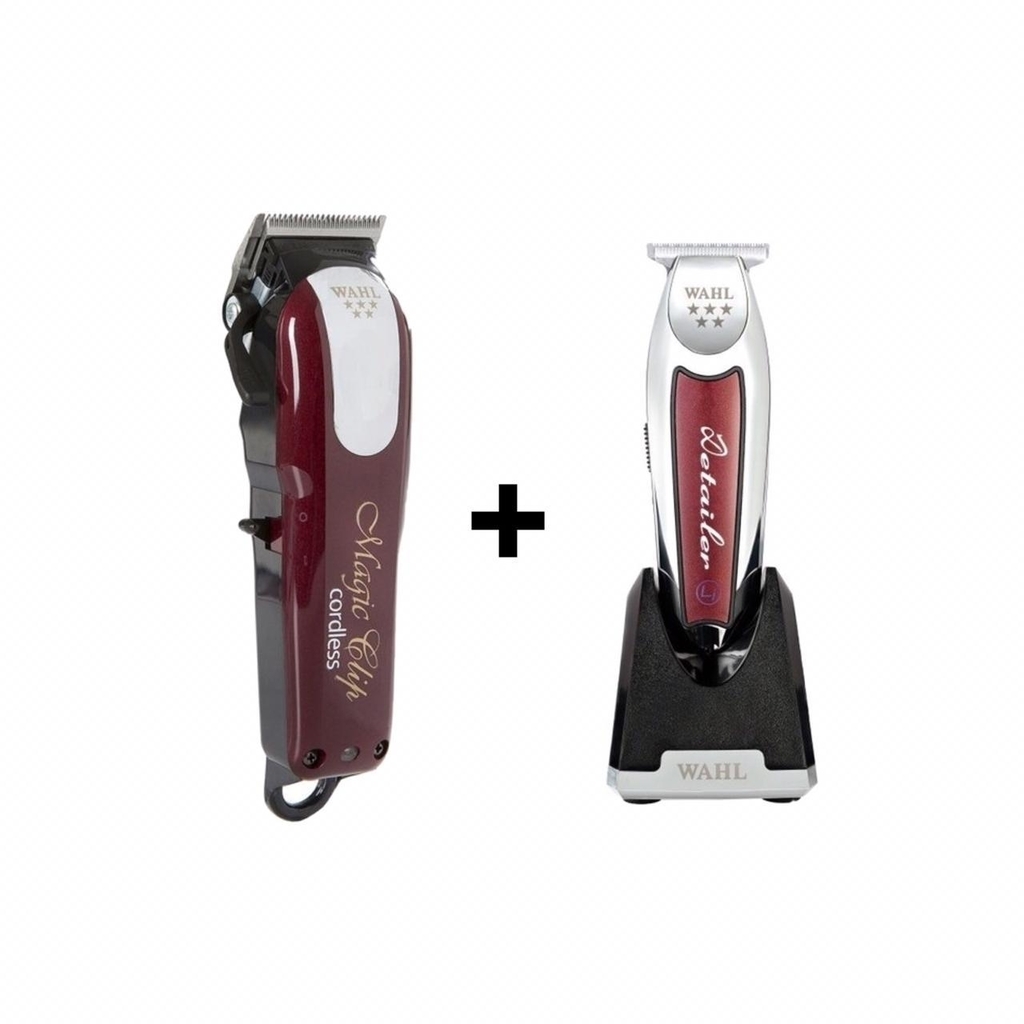 delicate Elegance Beer MAQUINA DE CORTE WAHL MAGIC CLIP CORDLESS (SEM FIO) - BIVOLT + MAQUINA DE ACABAMENTO WAHL DETAILER delicate Elegance Beer MAQUINA DE CORTE WAHL MAGIC CLIP CORDLESS (SEM FIO) - BIVOLT + MAQUINA DE ACABAMENTO WAHL DETAILER