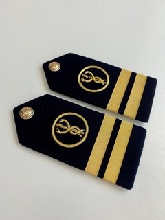 Platina Capitão-Tenente (CT) Marinha do Brasil Feltro Azul na internet