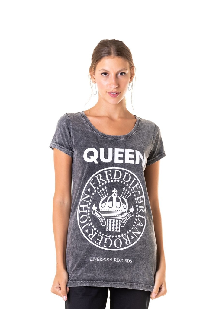 camiseta queen feminina