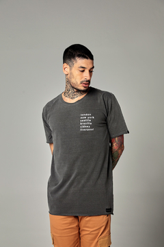Camiseta Masculina Estonada CF Rock Cities - comprar online