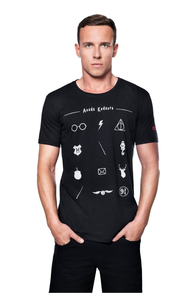 camiseta masculina harry potter