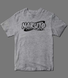 Camiseta - Naruto BW Logo na internet