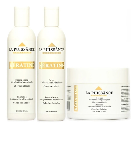 La Puissance Kit Shampoo + Acondicionador + Mascara Keratine
