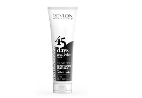 Revlon Shampoo Acondicionador 45 Days Darks X 275 Ml Negro
