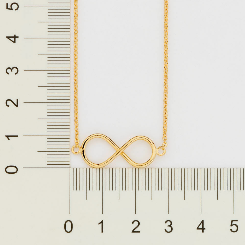 Gargantilha colar cadeado de estrela de zircônia 45cm - folheado a ouro 18k  - 10 milésimos