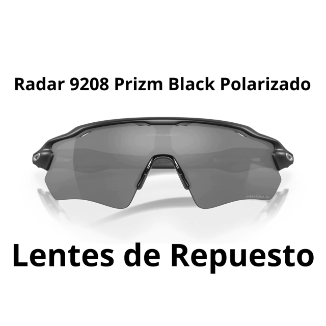 Repuesto Lentes Oakley Radar 9208 Prizm Black Polarizado
