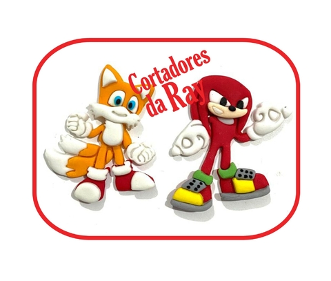 cortador sonic correndo - 7CM - Cortadores da ray