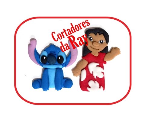 Kit Cortador Wolfoo e Lucy - 7cm