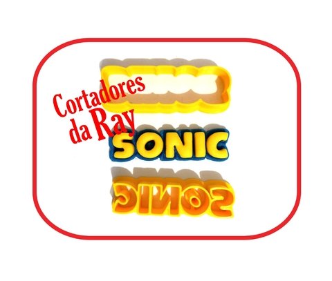 cortador sonic correndo - 7CM - Cortadores da ray