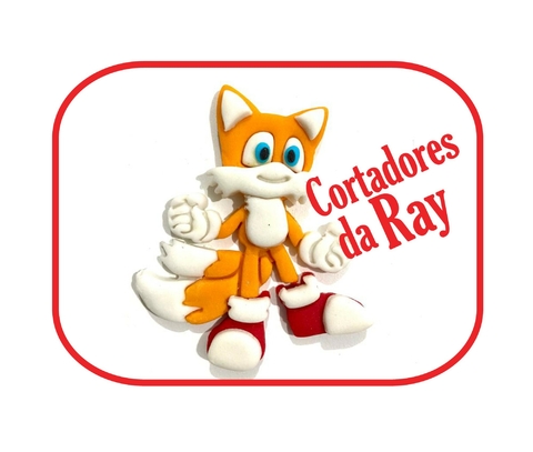 cortador sonic correndo - 7CM - Cortadores da ray