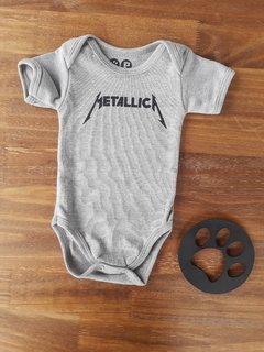 Body Bebê Metallica logo - FARKAS KIDS