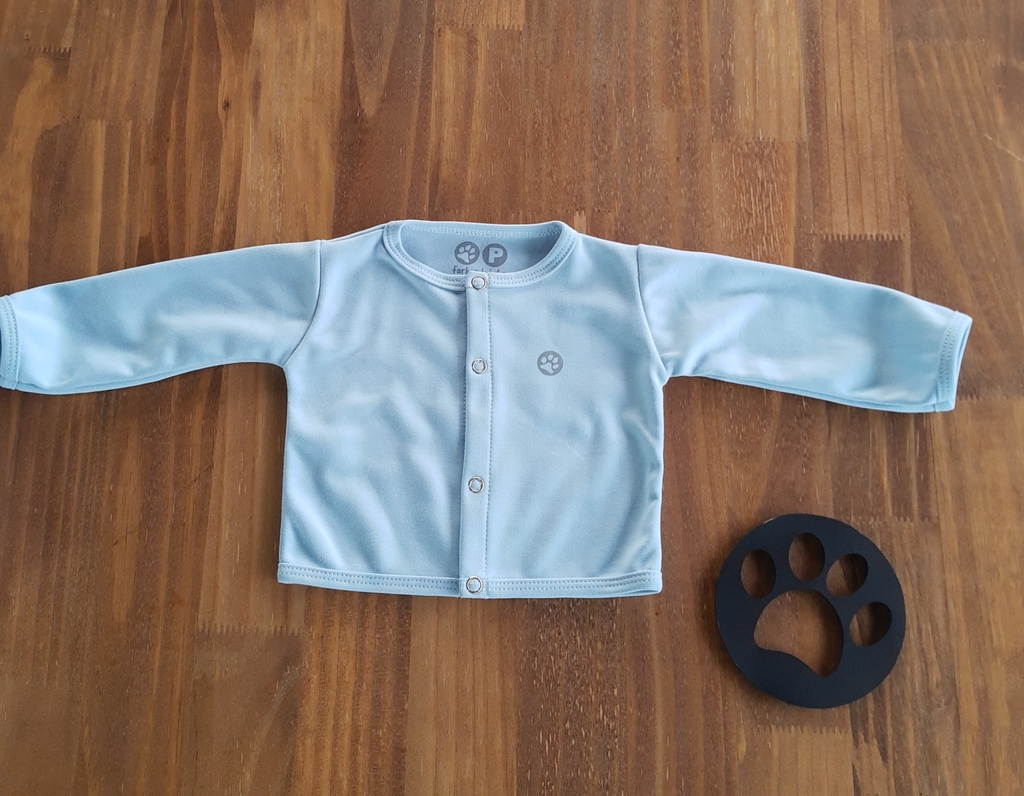 Casaco botão bebê Azul bebê - Comprar em FARKAS KIDS
