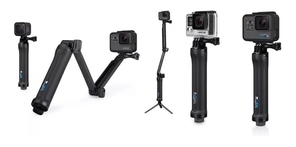 Gopro 3 Way Grip Arm Tripod Bastao Suporte De Mao E Tripe Gopro 3 Way Grip Arm Tripod Bastao Suporte De Mao E Tripe