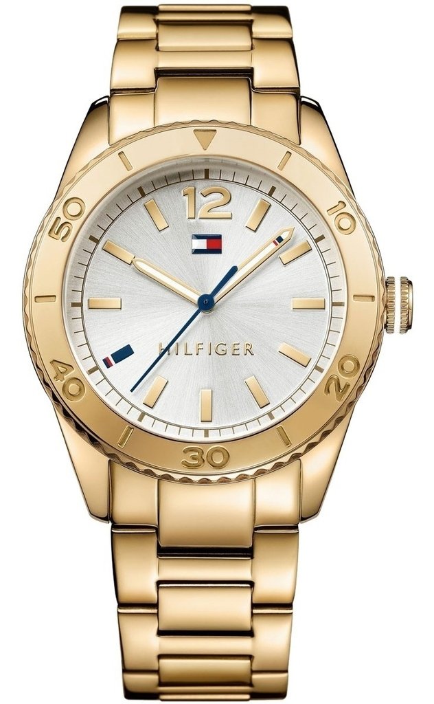reloj dorado tommy hilfiger mujer