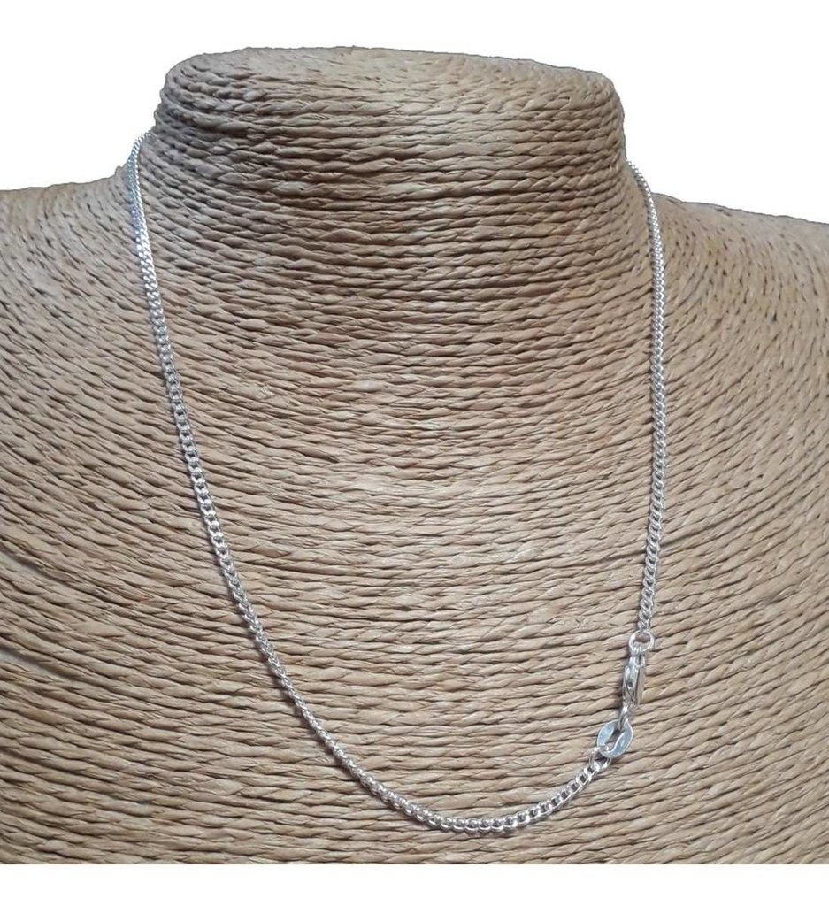Cadena Collar Mujer Plata 925 Cadenita Groumet 45cm 0.6 Hilo