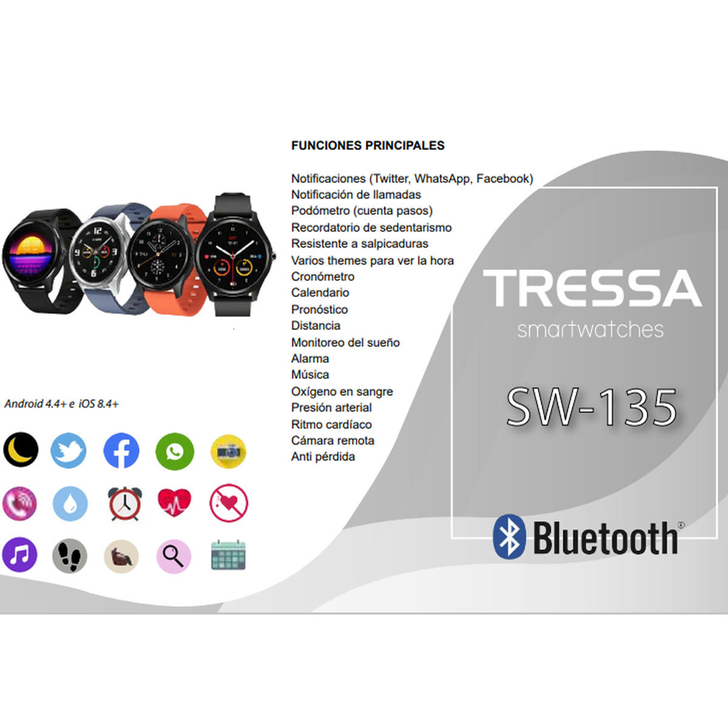 Reloj Smartwatch Tressa Sw-135 - The Time Store
